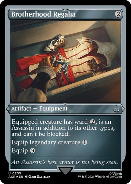 Brotherhood Regalia (Foil Etched), Universes Beyond: Assassin's Creed 255
