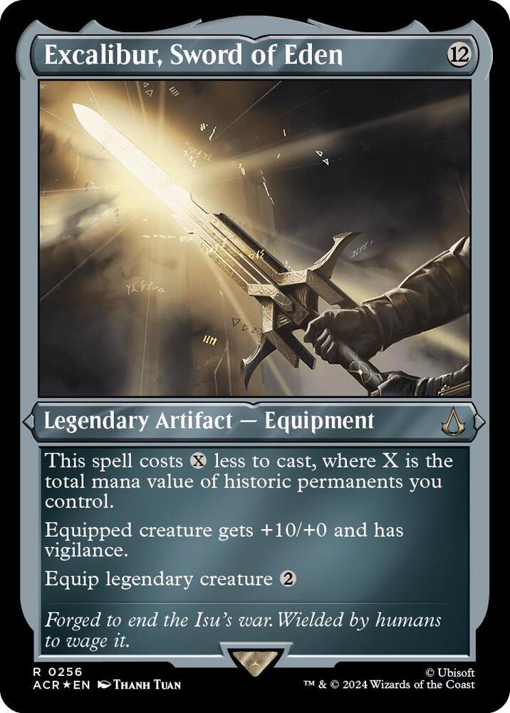 Excalibur, Sword of Eden (Foil Etched), Universes Beyond: Assassin's Creed 256