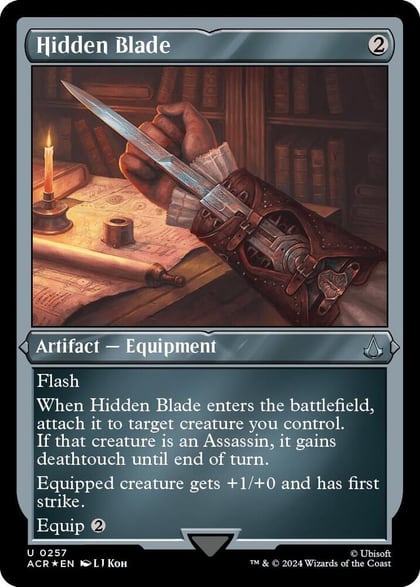 Hidden Blade (Foil Etched), Universes Beyond: Assassin's Creed 257