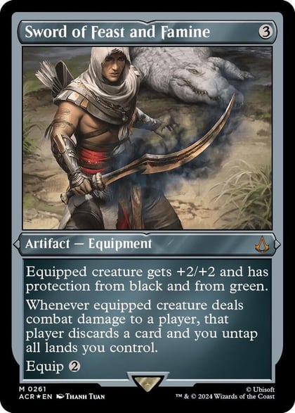 Sword of Feast and Famine (Foil Etched), Universes Beyond: Assassin's Creed 261