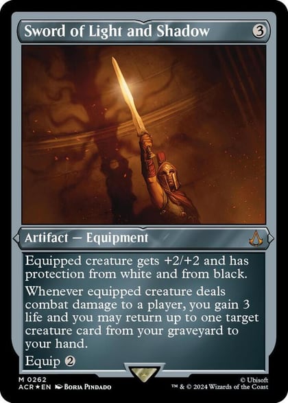 Sword of Light and Shadow (Foil Etched), Universes Beyond: Assassin's Creed 262