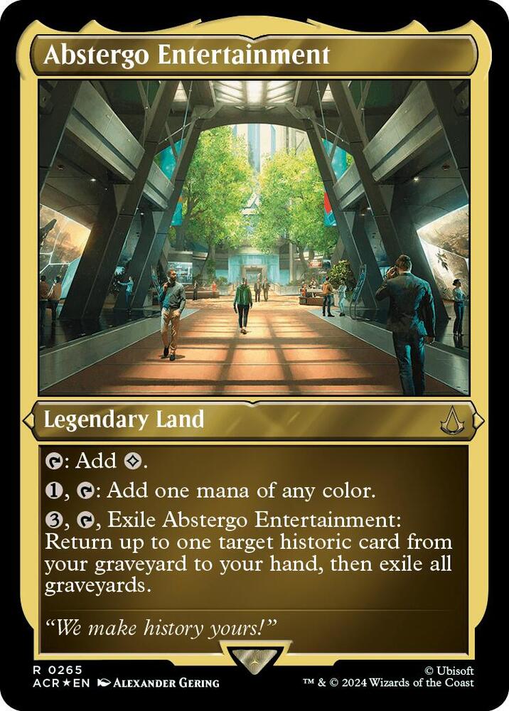 Abstergo Entertainment (Foil Etched), Universes Beyond: Assassin's Creed 265
