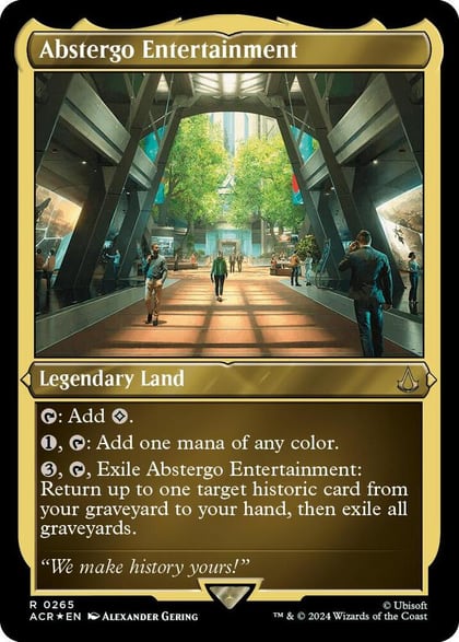 Abstergo Entertainment (Foil Etched), Universes Beyond: Assassin's Creed 265