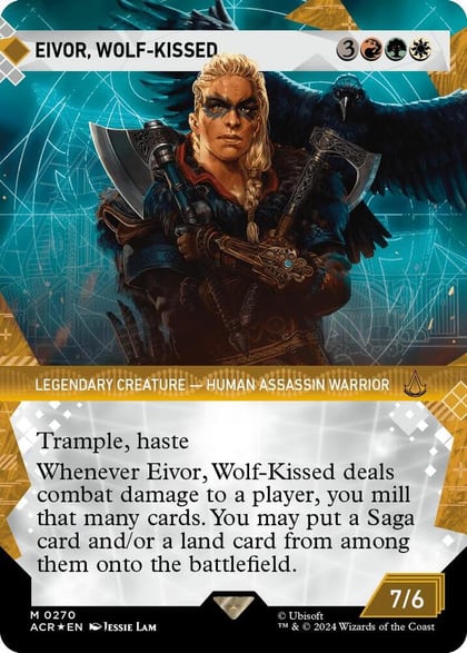 Eivor, Wolf-Kissed (Showcase) (Textured Foil), Universes Beyond: Assassin's Creed 270