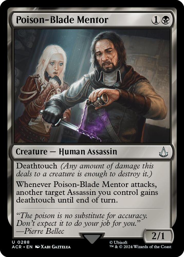 Poison-Blade Mentor, Universes Beyond: Assassin's Creed 288
