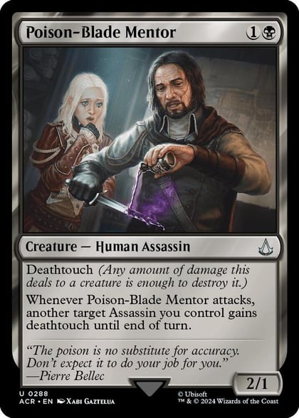 Poison-Blade Mentor, Universes Beyond: Assassin's Creed 288