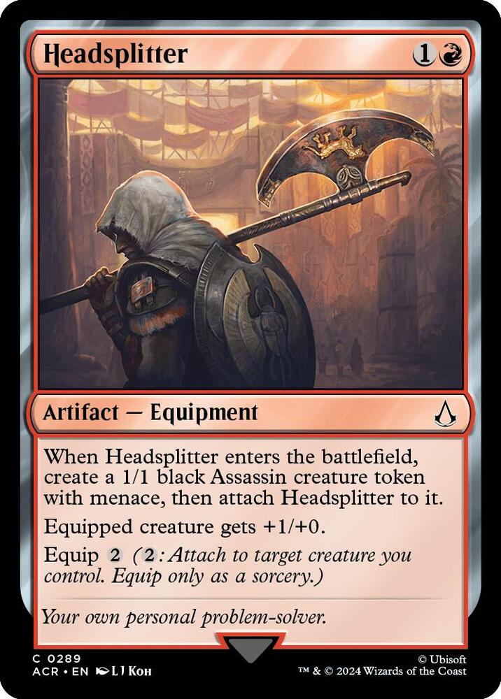 Headsplitter, Universes Beyond: Assassin's Creed 289