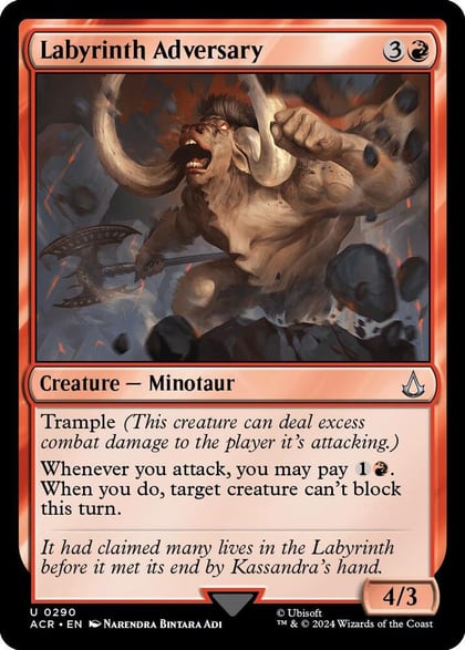 Labyrinth Adversary, Universes Beyond: Assassin's Creed 290