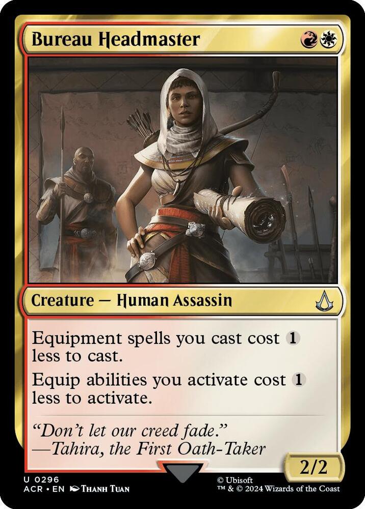 Bureau Headmaster, Universes Beyond: Assassin's Creed 296