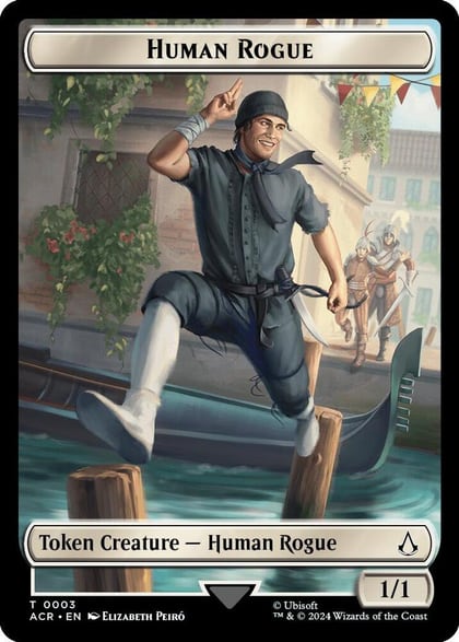 Human Rogue Token, Universes Beyond: Assassin's Creed 3
