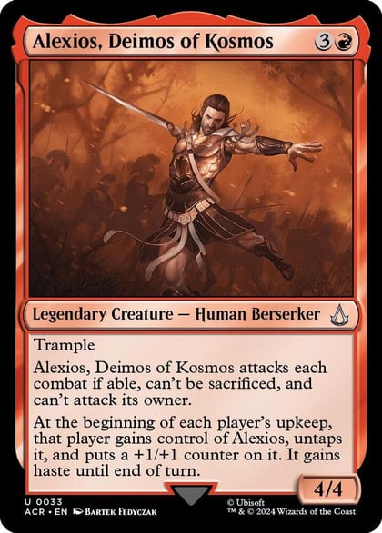 Alexios, Deimos of Kosmos, Universes Beyond: Assassin's Creed 33