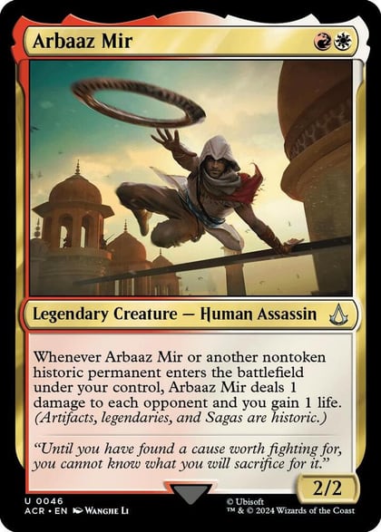 Arbaaz Mir, Universes Beyond: Assassin's Creed 46