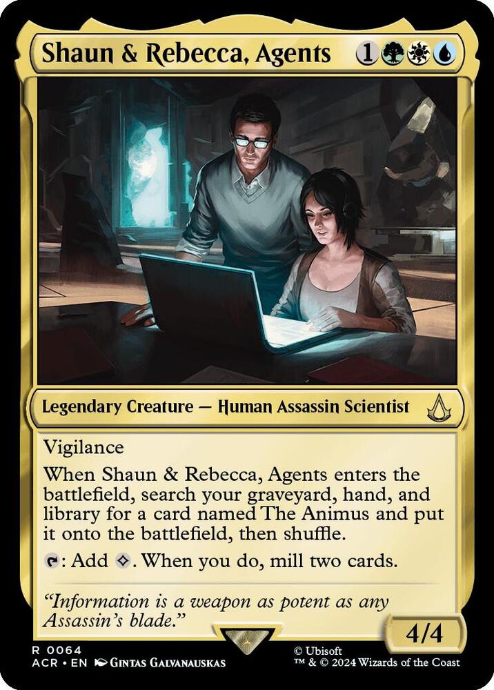 Shaun & Rebecca, Agents, Universes Beyond: Assassin's Creed 64