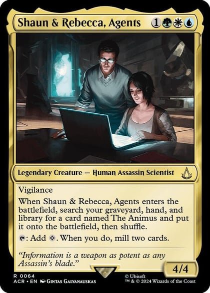Shaun & Rebecca, Agents, Universes Beyond: Assassin's Creed 64