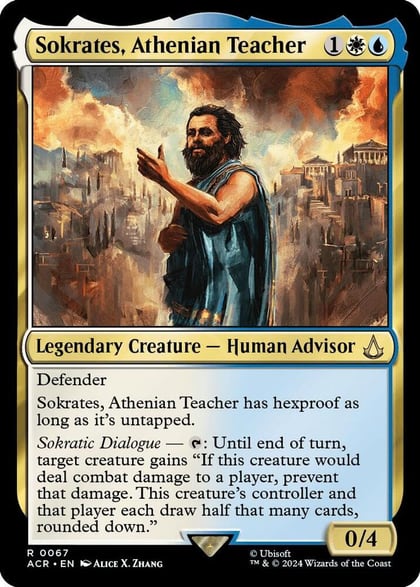 Sokrates, Athenian Teacher, Universes Beyond: Assassin's Creed 67