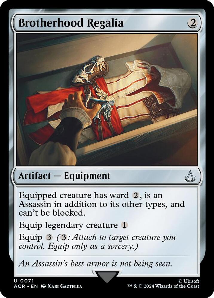 Brotherhood Regalia, Universes Beyond: Assassin's Creed 71
