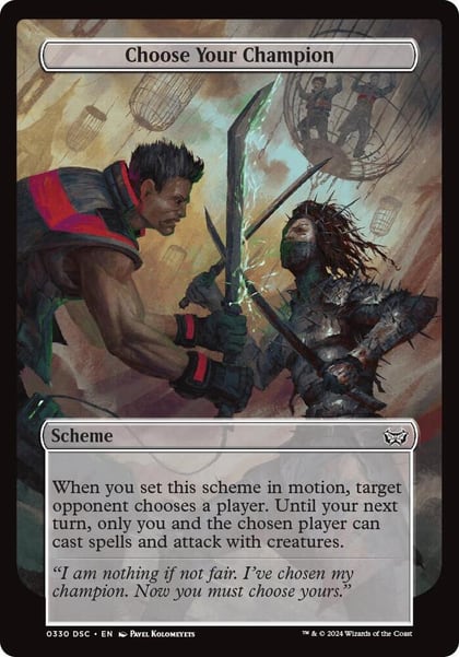 Choose Your Champion (Full Art), Archenemy: Duskmourn 330