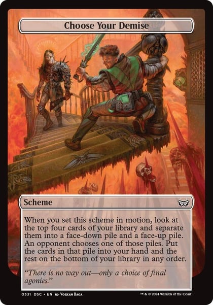 Choose Your Demise (Full Art), Archenemy: Duskmourn 331