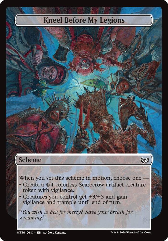 Kneel Before My Legions (Full Art), Archenemy: Duskmourn 339