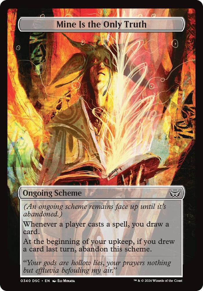 Mine Is The Only Truth (Full Art), Archenemy: Duskmourn 340