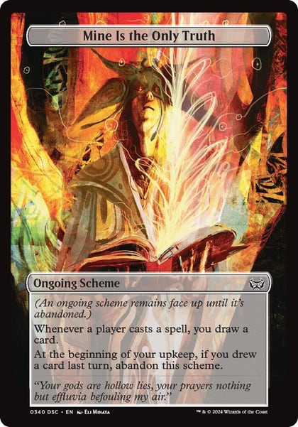 Mine Is The Only Truth (Full Art), Archenemy: Duskmourn 340