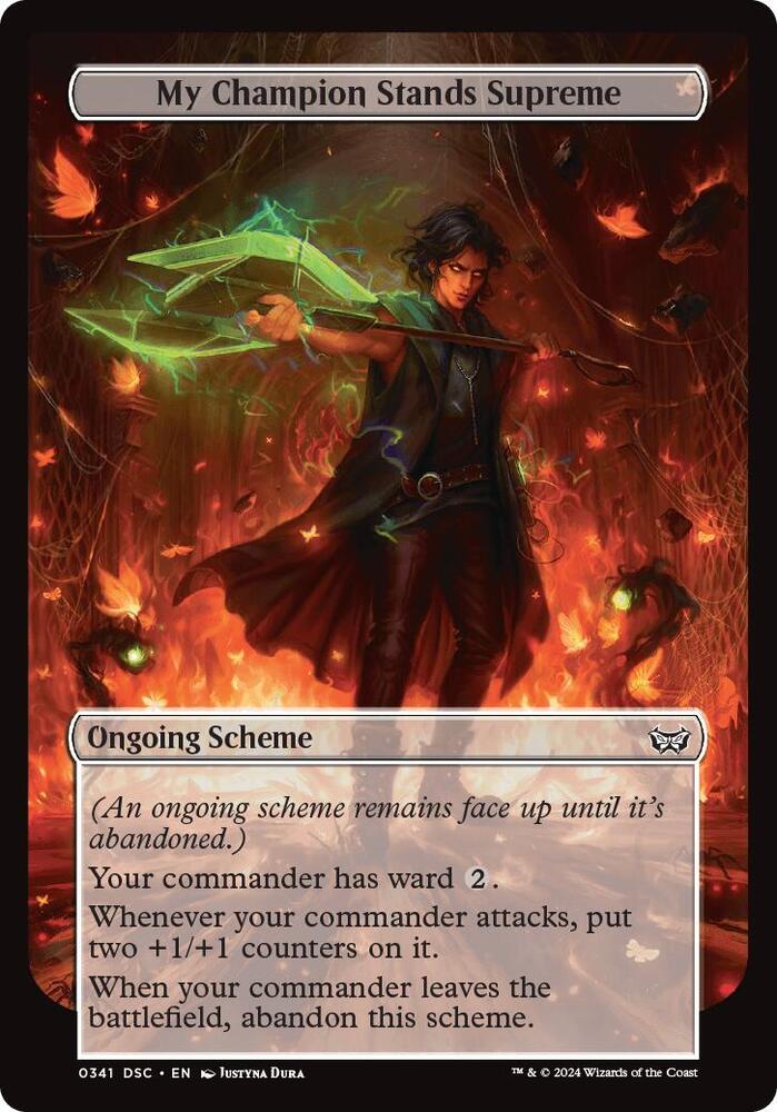My Champion Stands Supreme (Full Art), Archenemy: Duskmourn 341