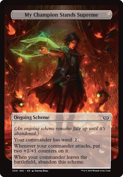 My Champion Stands Supreme (Full Art), Archenemy: Duskmourn 341
