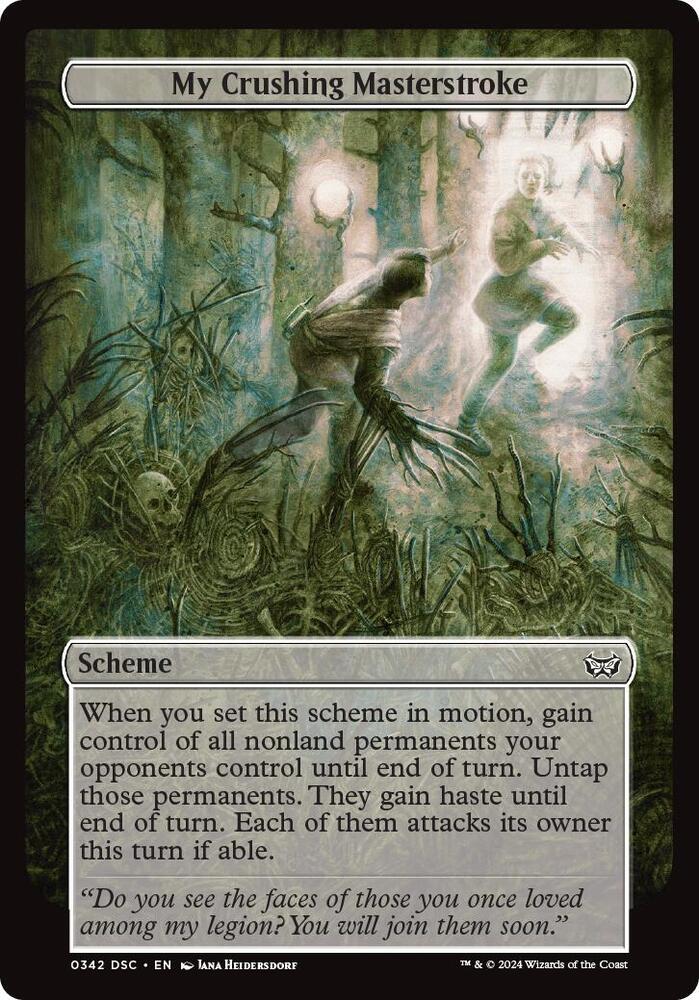 My Crushing Masterstroke (Full Art), Archenemy: Duskmourn 342