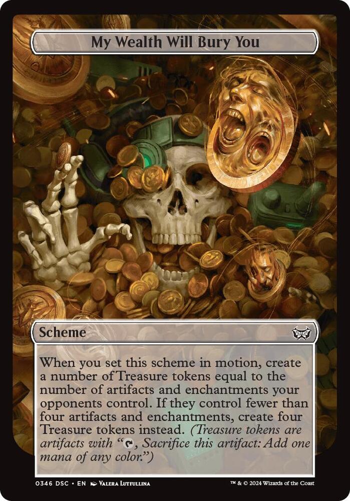 My Wealth Will Bury You (Full Art), Archenemy: Duskmourn 346