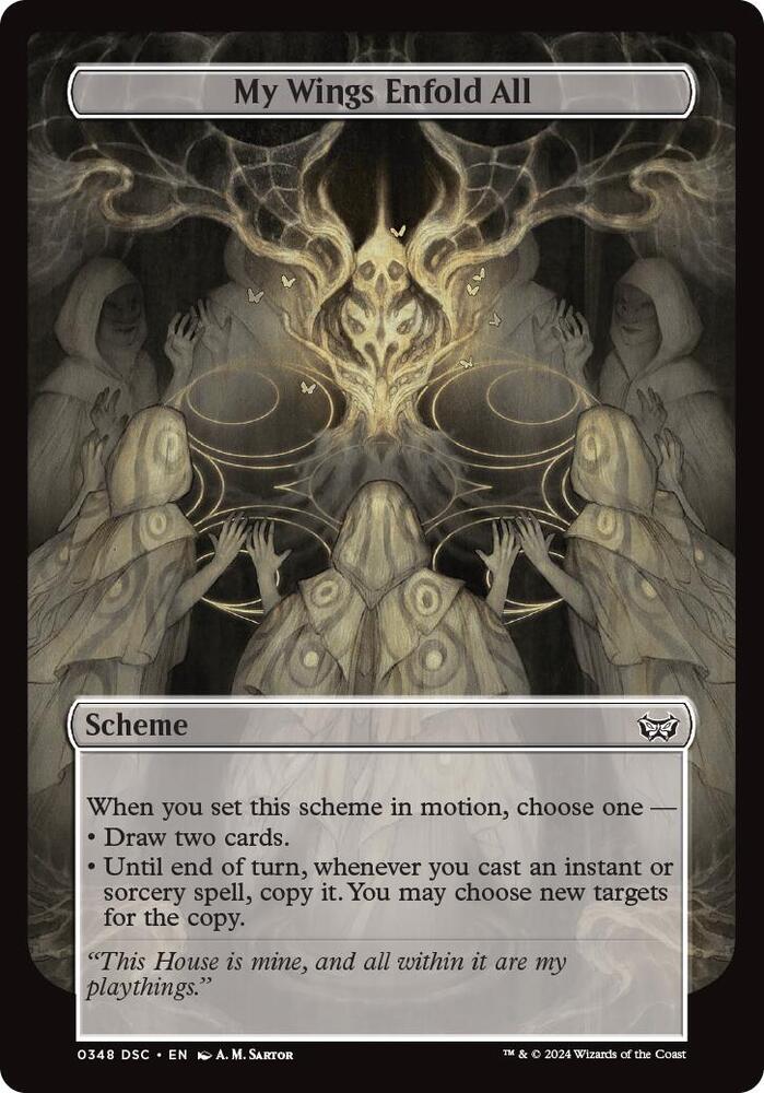 My Wings Enfold All (Full Art), Archenemy: Duskmourn 348
