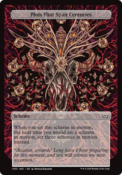 Plots That Span Centuries (Full Art), Archenemy: Duskmourn 351
