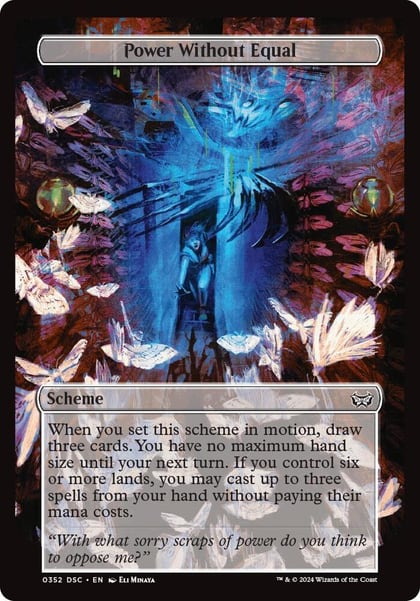 Power Without Equal (Full Art), Archenemy: Duskmourn 352