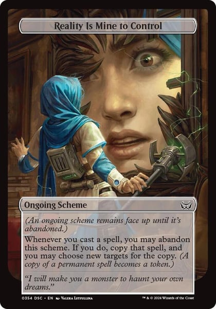 Reality Is Mine to Control (Full Art), Archenemy: Duskmourn 354
