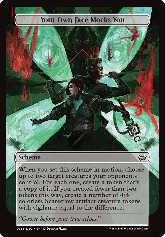 Your Own Face Mocks You (Full Art), Archenemy: Duskmourn 366
