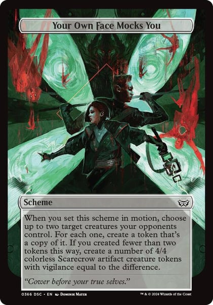 Your Own Face Mocks You (Full Art), Archenemy: Duskmourn 366