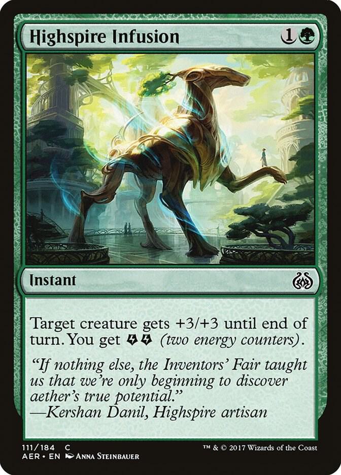 Highspire Infusion, Aether Revolt 111