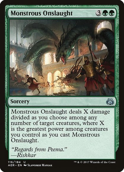 Monstrous Onslaught, Aether Revolt 116