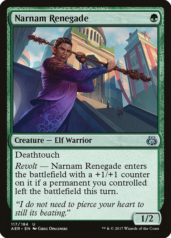 Narnam Renegade, Aether Revolt 117