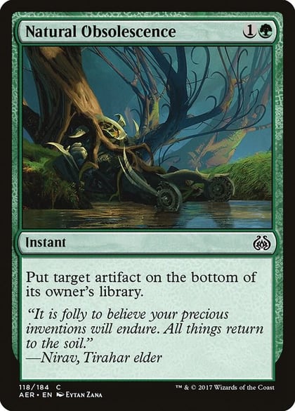 Natural Obsolescence, Aether Revolt 118