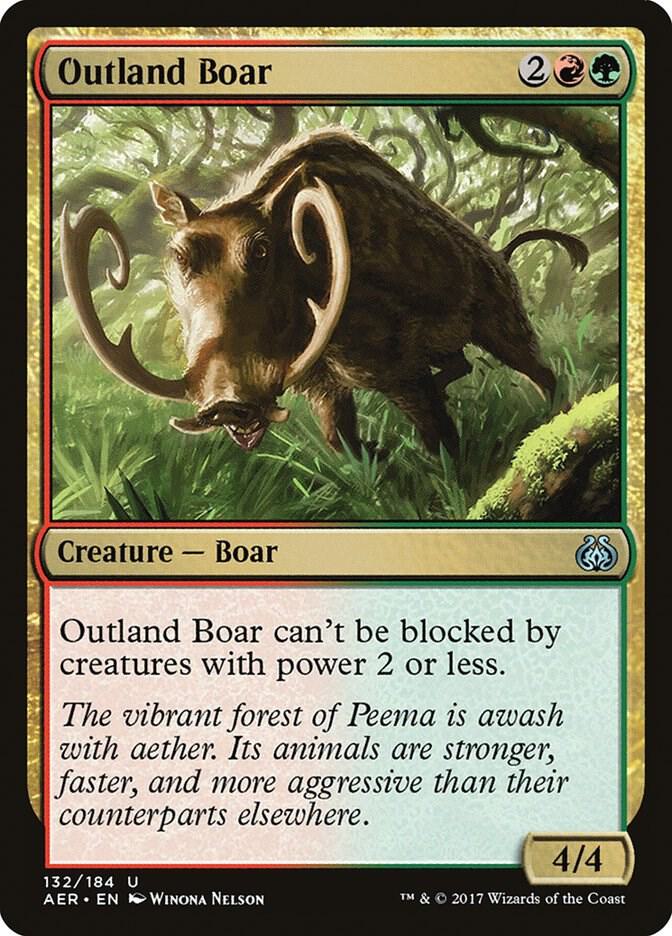 Outland Boar, Aether Revolt 132