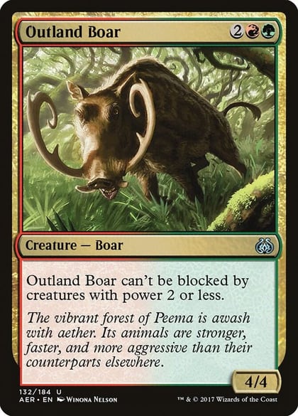 Outland Boar, Aether Revolt 132