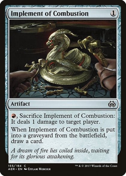 Implement of Combustion, Aether Revolt 155