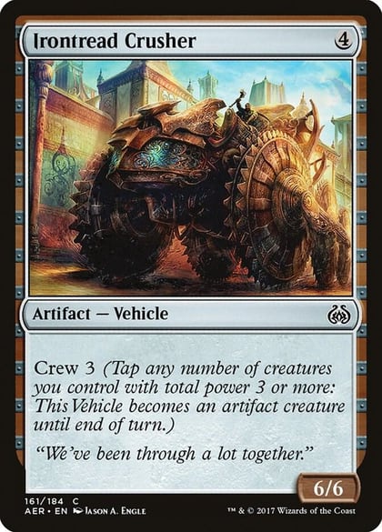 Irontread Crusher, Aether Revolt 161