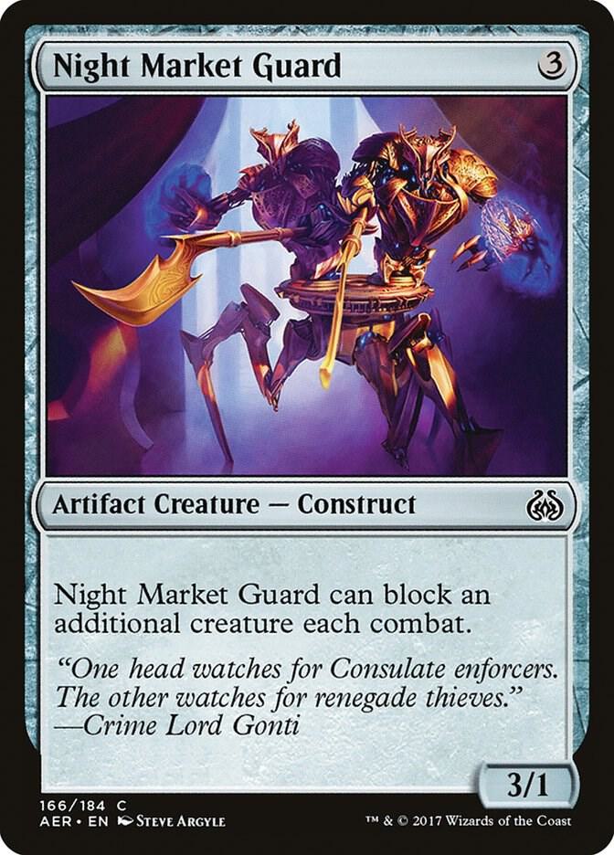Night Market Guard, Aether Revolt 166