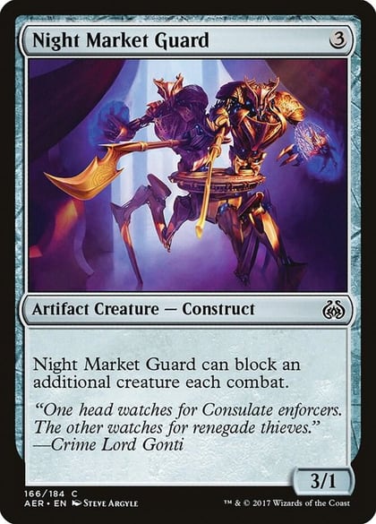 Night Market Guard, Aether Revolt 166