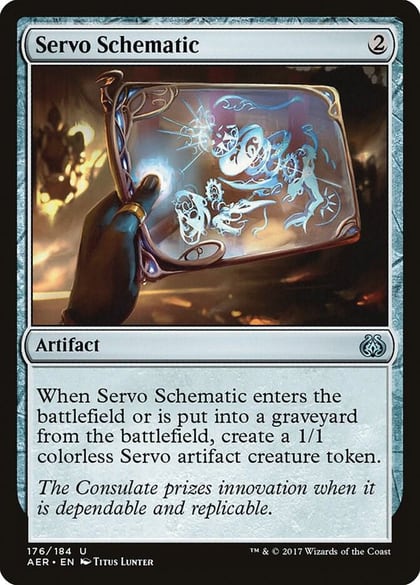 Servo Schematic, Aether Revolt 176