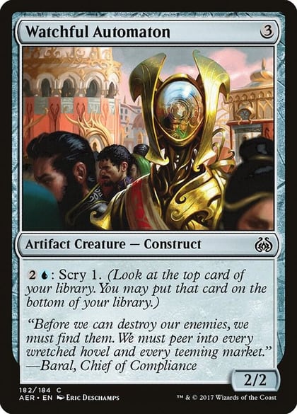 Watchful Automaton, Aether Revolt 182