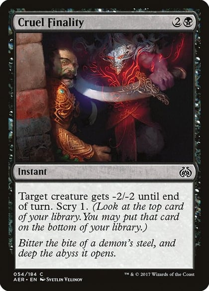 Cruel Finality, Aether Revolt 54