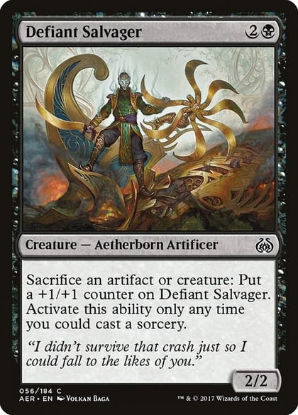 Defiant Salvager, Aether Revolt 56