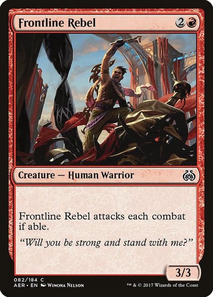 Frontline Rebel, Aether Revolt 82